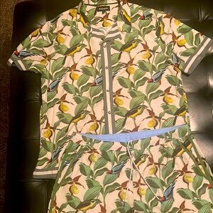 Mens Bonobos Casual Camp shirt/short Set